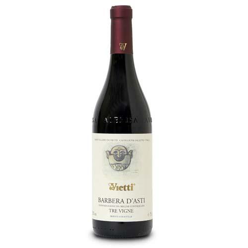 Vietti Barbera D'asti Tre Vigne Piedmont Bottle Italian Wine 2018